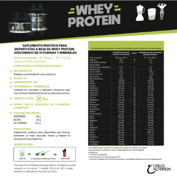 CIBELES WP WHEY PROTEIN FRUTILLA 2LB – CIBELES