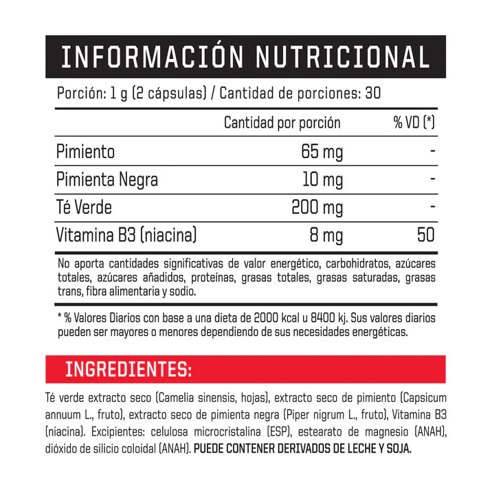 TERMOGENICO RIPPED MAX 60CT - ENA