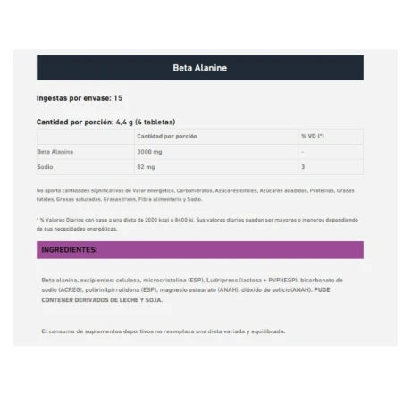BETA ALANINE 60 TABS - ENA