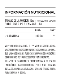 L CARNITINA LIQUIDA QUEMADOR DE GRASAS STAR NUTRIT – STAR NUTRITION