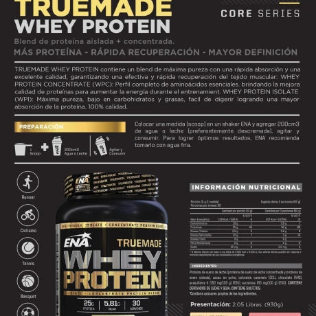 ENA WHEY TRUE MADE VAINILLA 2LB – ENA