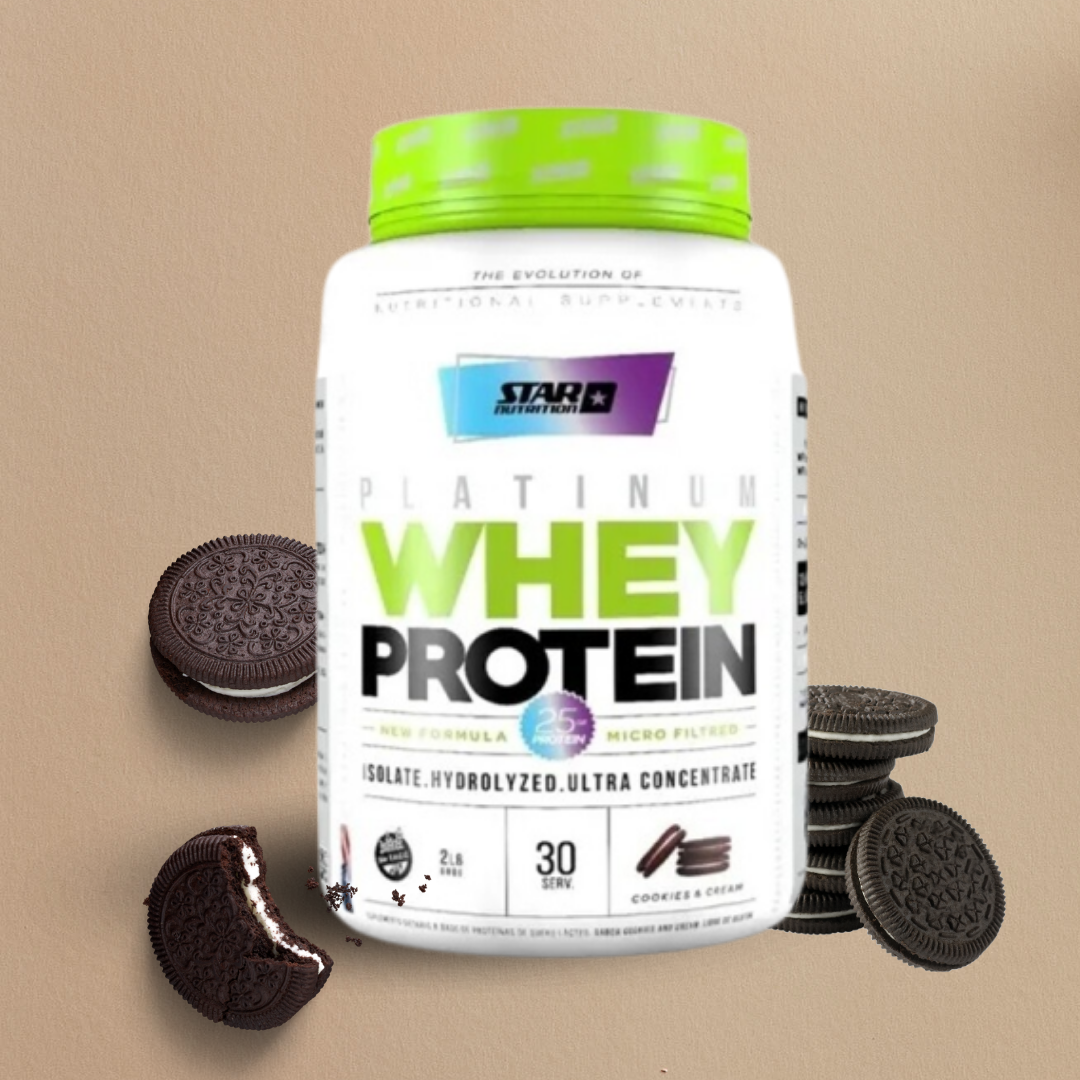 WHEY PROTEIN STAR COOCKIES & CREAM 2LB- STAR NUTRITION