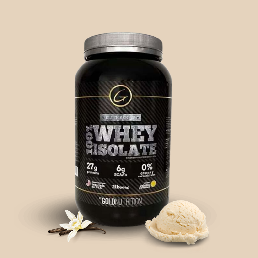 WHEY ISOLATE VAINILLA 2LB - GOLD NUTRITION