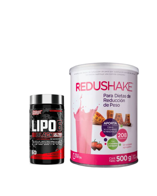 COMBO DEFINICION Y CONTROL DE PESO| Redushake + Lipo 6 Black