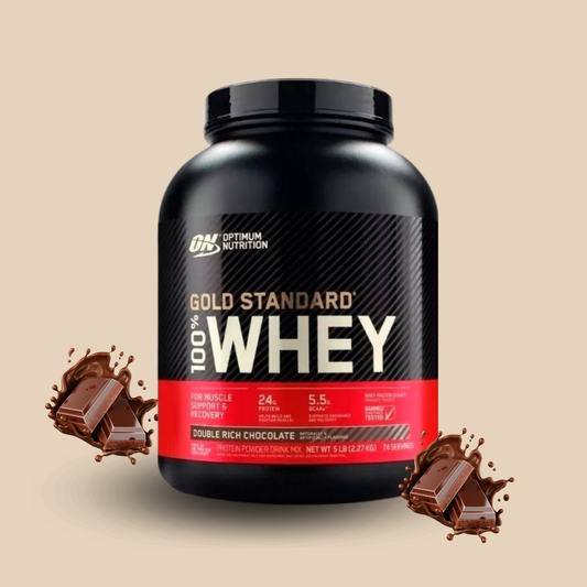 OPTIMUM NUTRITION GOLD STD WHEY CHOCOLATE 5LB - OPTIMUM NUTRITION
