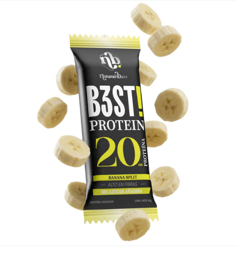Barra proteina B3ST / Banana Split x10 - NATURAL BARS