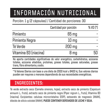 TERMOGENICO RIPPED MAX 60CT - ENA