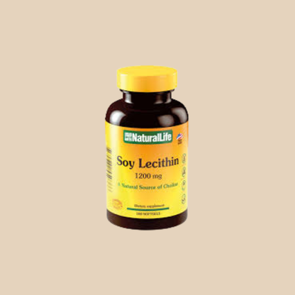 SOY LECITHIN 100 CAPS - NATURAL LIFE