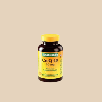 COENZIMA CO Q-10 30 MG 100 CAPS - NATURAL LIFE