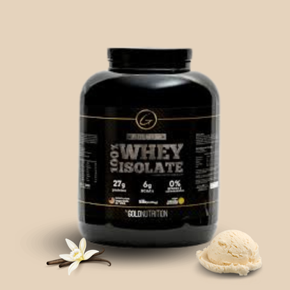 100% WHEY ISOLATE VAINILLA 5LB - GOLD NUTRITION