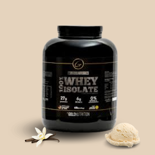100% WHEY ISOLATE VAINILLA 5LB - GOLD NUTRITION