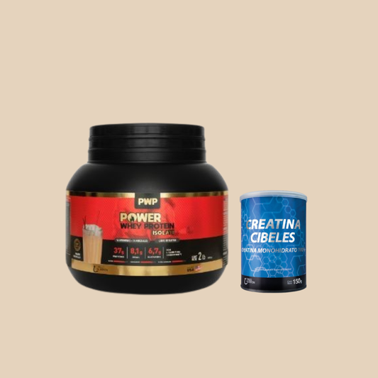 Combo Whey Protein PWP Isolada 2LB+ Creatina Cibeles 150gr