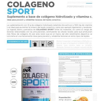 COLAGENO SPORT 407 GR NARANJA - ENA