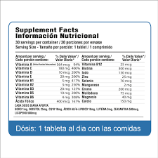 SUPER VIT FORTE A-Z WITH BOX 30 TABS. - QUALIVITS