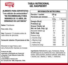 GEL FRAMBUESA - HAMMER