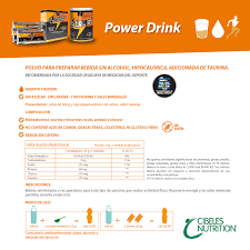 POWER DRINK NARANJA 500G - CIBELES