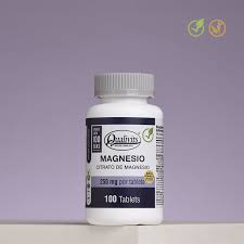 CITRATO DE MAGNESIO 250 MG 100 CAPS - QUALIVITS