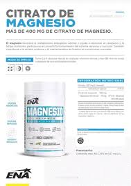 Citrato de Magnesio. 60 Cáps. ENA SPORT