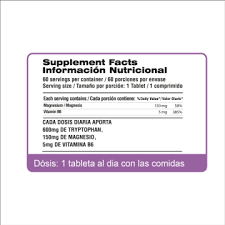 TRYPTOPHAN + MAGNESIUM + B6 60 TABS. - QUALIVITS