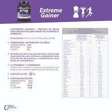 EXTREME GAINER VAINILLA 5 LBS - CIBELES