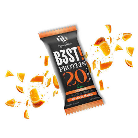 Barra Proteica Best Protein Naranja Vegana 60 g