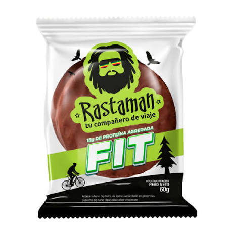 Alfajor Proteico Rastaman Fit 15% Proteína 60 g