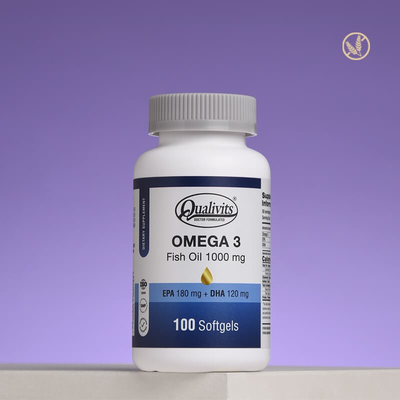 OMEGA 3 - FISH OIL 1000 MG 100 SOFT. - QUALIVITS