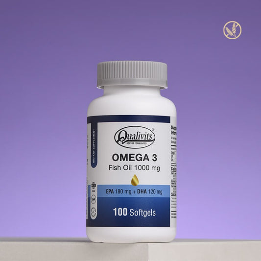 OMEGA 3 - FISH OIL 1000 MG 100 SOFT. - QUALIVITS