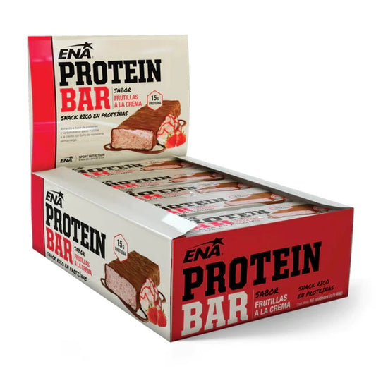 ENA PROTEIN BAR- Frutilla Caja x16unidades – ENA