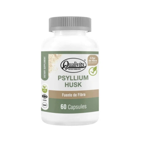 Psyllium Husk 60caps. Qualivits